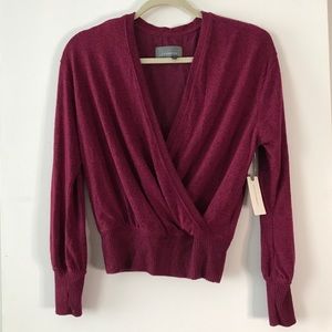 Anthropologie Wrap Sweater